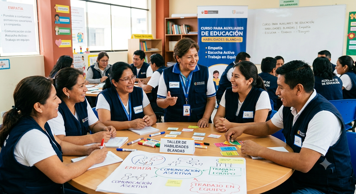 Curso para Auxiliares de educación en Habilidades Blandas